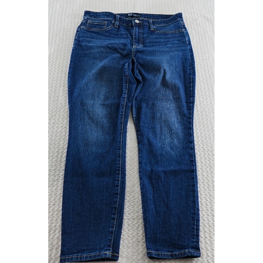 GAP Women's favorite Jegging Jeans Blue 14/32 high Rise Stretch Denim